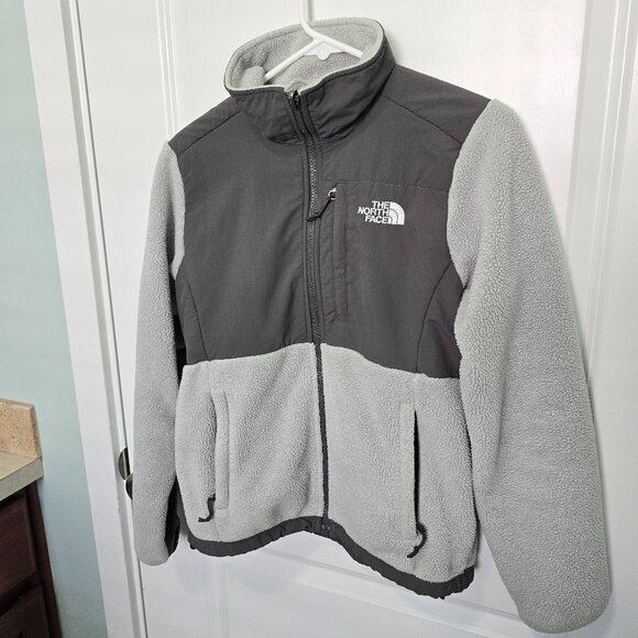 The North Face Two Tone Fleece Sweatshirt Jacket Size XS Outerwear Winter Cold - Picture 1 of 9